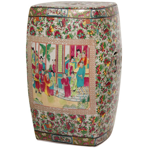 Oriental Furniture Garden Stool & Reviews | Wayfair